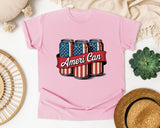Ameri Can graphic tee in Blossom