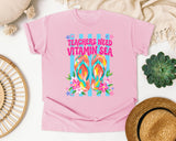 Teachers Need Vitamin Sea graphic tee in Blossom