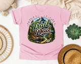 Trail Dad graphic tee in Blossom
