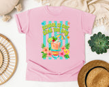 School Is Out Seas The Day graphic tee in Blossom