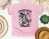 Amerisaurus graphic tee in Blossom