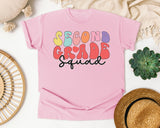 Second Grade Squad graphic tee in Blossom
