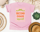 Second Grade Squad graphic tee in Blossom