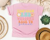Keep Calm And Welcome Back To School graphic tee in Blossom