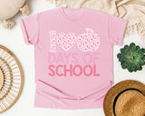 100 Days Of School Pink Apple Graphic Tee graphic tee in Blossom