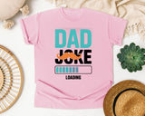 Dad Joke Loading Teal 3 graphic tee in Blossom