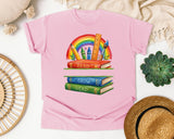 Read Grow Read graphic tee in Blossom