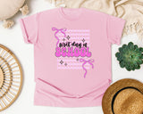First Day Of School Pink Grid graphic tee in Blossom