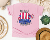 Oh My Stars Grey graphic tee in Blossom