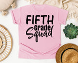 Fifth Grade Squad Bold graphic tee in Blossom