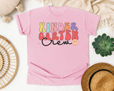Kindergarten Crew graphic tee in Blossom