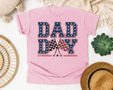 Dad Day Navy graphic tee in Blossom