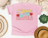Teach Love Inspire Strawberry graphic tee in Blossom