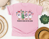 Patriotic Goose On The Loose graphic tee in Blossom