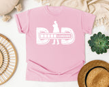 Dad Loading White 2 graphic tee in Blossom