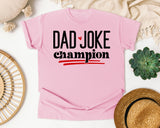 Dad Joke Champion graphic tee in Blossom