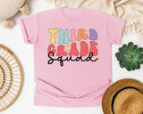 Third Grade Squad graphic tee in Blossom