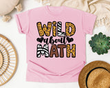Wild About Math graphic tee in Blossom