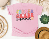 Fourth Grade Squad graphic tee in Blossom
