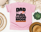 Dad Fuel Legend Mode Black graphic tee in Blossom