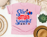 Star Stud Spangled graphic tee in Blossom