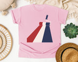 Patriotic Paint Roller graphic tee in Blossom