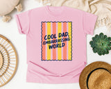 Cool Dad Embarrassing World graphic tee in Blossom