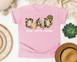 Dad Man Myth Legend Brown graphic tee in Blossom