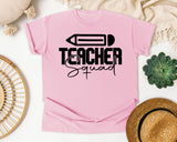 Teacher Squad graphic tee in Blossom