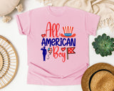 All American Boy graphic tee in Blossom