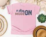 Papa Mode On Grey graphic tee in Blossom