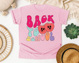 Back To School Hearts graphic tee in Blossom