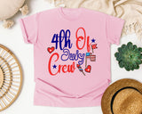 4th Of July Crew graphic tee in Blossom