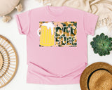 Dad Fuel Yellow graphic tee in Blossom