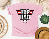 Top Dad graphic tee in Blossom