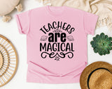 Teachers Are Magical graphic tee in Blossom