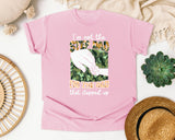 I'm Not The Step Dad I'm The Dad That Stepped Up graphic tee in Blossom