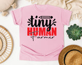 Tiny Human Farmer graphic tee in Blossom