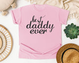 Best Daddy Ever Grey graphic tee in Blossom
