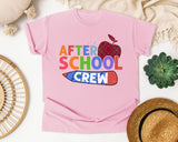 After School Crew graphic tee in Blossom