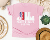 Never Forget White 4 graphic tee in Blossom