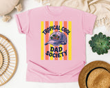 Tropical Cool Dad Society graphic tee in Blossom