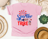 Sparkler Tribe graphic tee in Blossom