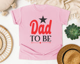 Dad To Be White graphic tee in Blossom