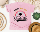 Proud Pop Pop Of The Graduate graphic tee in Blossom