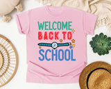 Welcome Back To School Watch graphic tee in Blossom
