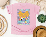 100 Days Of School Rainbow Bow graphic tee in Blossom