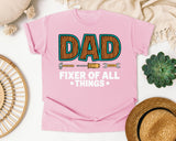 Dad Fixer Of All Things Brown graphic tee in Blossom
