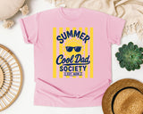 Summer Cool Dad Society Yellow graphic tee in Blossom