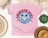 American Baby graphic tee in Blossom